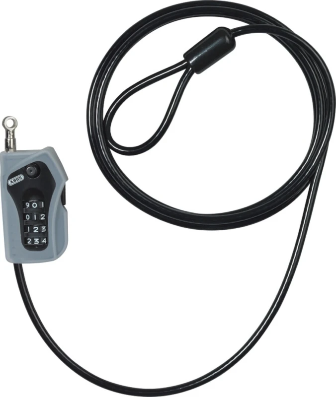 Image of ABUS Combiloop 205 Steel Cable, black, Size 200cm for Men
