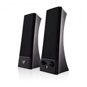 Image of V7 USB Powered Stereo Speakers - for Notebook and Desktop