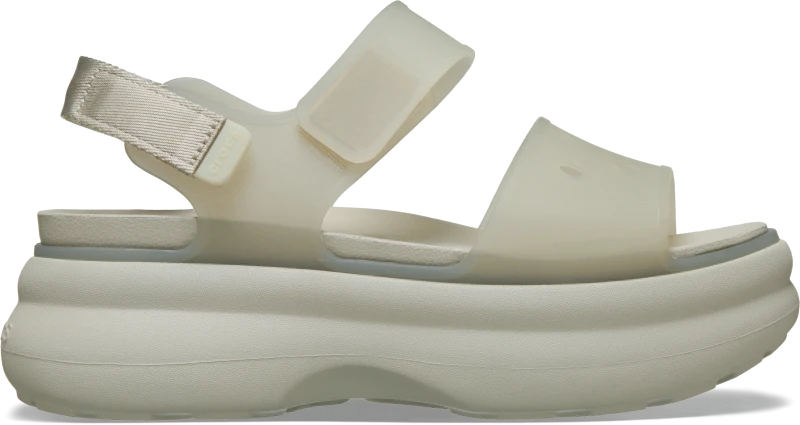 Image of Crocs Women Soho Y Strap Frosted Sandals Meteor 5