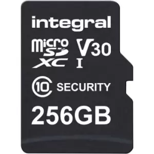 Image of Integral Security microSD 256GB 100MB/s V10 UHS-1 U3 Memory Card