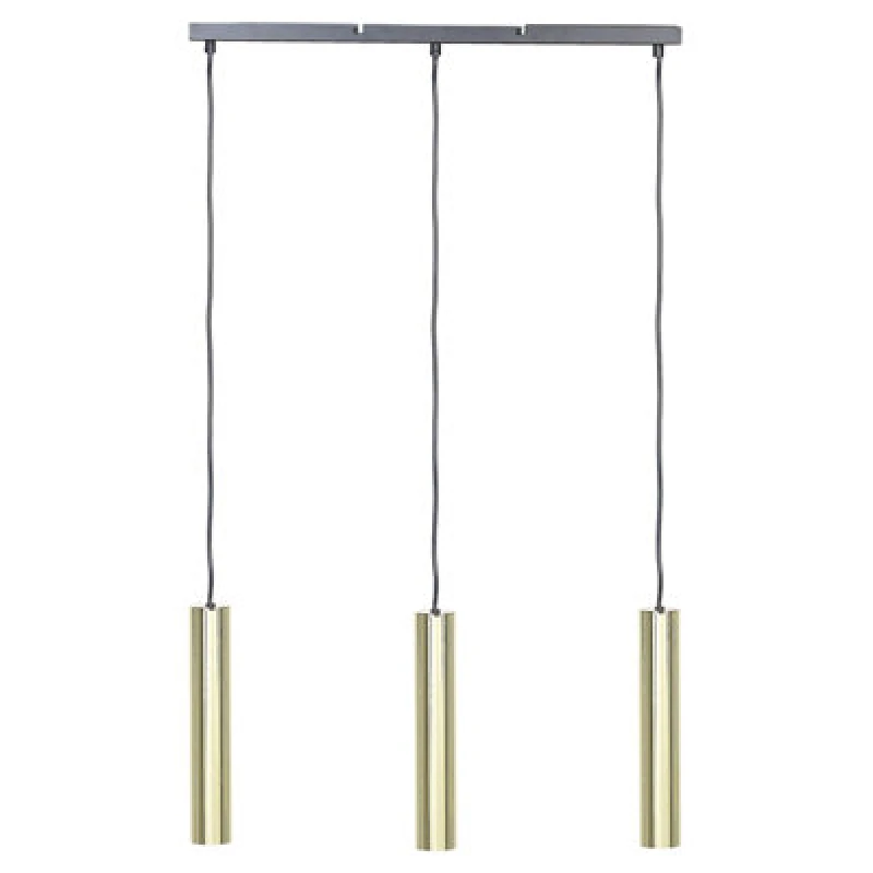 Image of Beliani Pendant Lamp Brosna Metal Brass