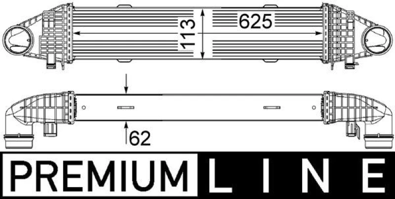Image of Intercooler MAHLE CI 356 000P
