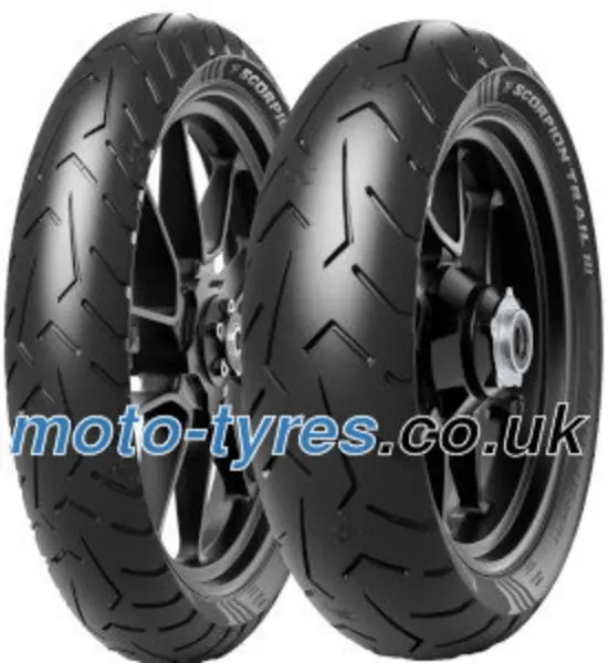 Image of Pirelli Scorpion Trail III ( 100/90-19 TL 57V M/C, Front wheel ) R-499937 Motorcycle Tyres Enduro Tyres