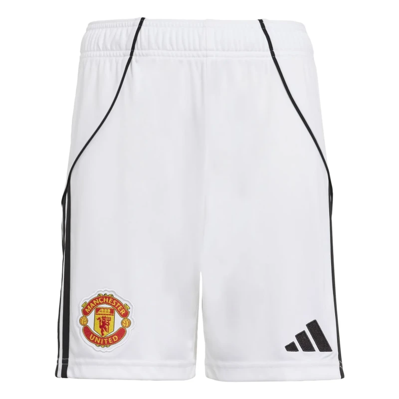 Image of Adidas Manchester United Kids Jersey 2025/26 Blanc Unisex 15/16 ans JP3017