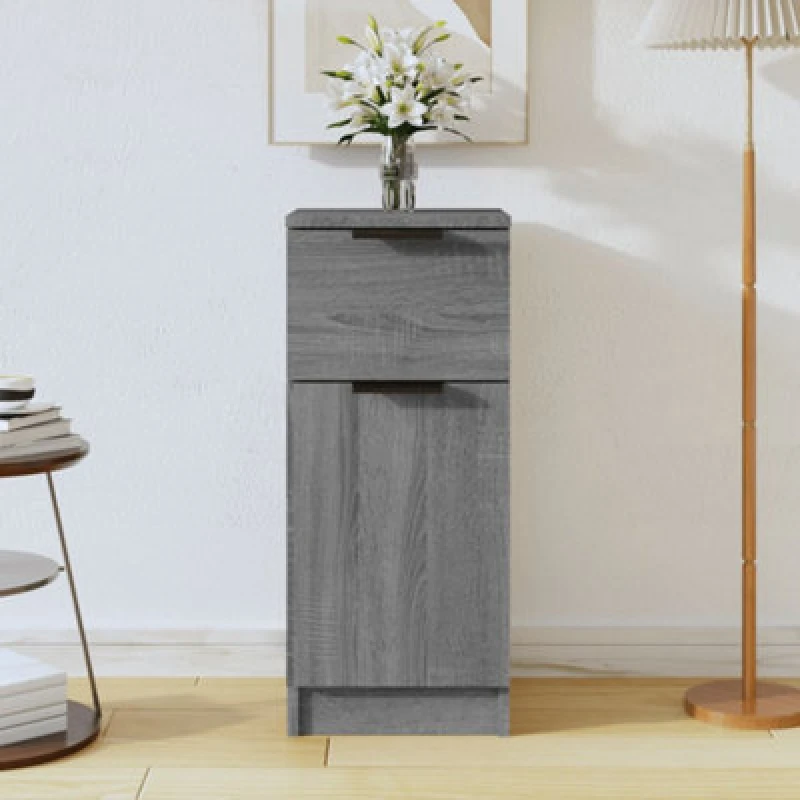 Image of VIDAXL Sideboard Grey Sonoma 30x30x70cm Engineered Wood Vidaxl 8720287083979