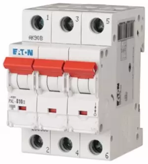 Image of Eaton xPole 10A MCB Mini Circuit Breaker3P Curve C, Breaking Capacity 10 kA