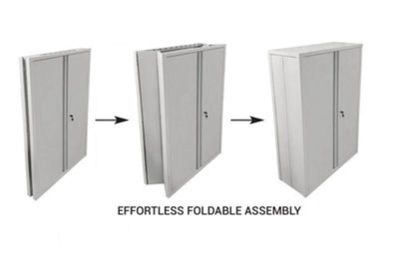 Image of Phoenix SCF Series 2 Door 3 Shelf Steel Storage Cupboard With Key Lock EXR54179PH