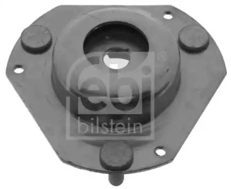 Image of FEBI BILSTEIN 100594 Top strut mount Front Axle Left, without ball bearing Elastomer Suspension Strut Support Bearing (1180)