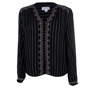 Image of Velvet T-Shirt - Stripe