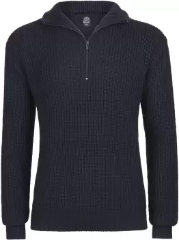 Image of Brandit Marine Troyer Knit jumper navy
