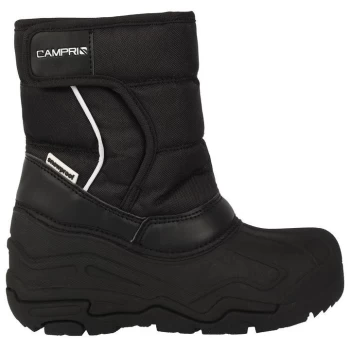 image of Campri Childrens Snow Boots - Black/White