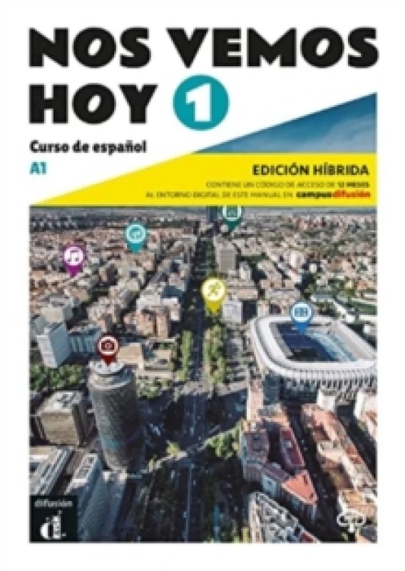 Image of Nos vemos hoy 1 - Edicion hibrida para estudiantes. A1 Paperback / softback