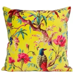 image of Riva Paoletti Paradise Square Cushion Cover (50 x 50cm) (Acacia) - Acacia