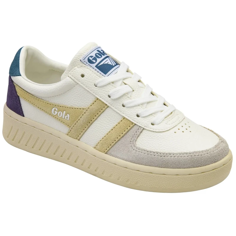 Image of Gola Womens suede Trainers Gola Grandslam Trident Blanc Female 38