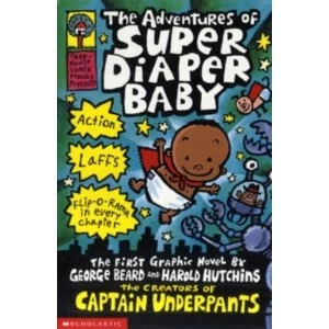 Image of The Adventures of Super Diaper Baby by Dav Pilkey Paperback - 2002
