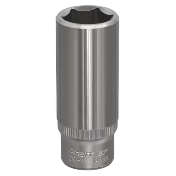 image of Genuine SEALEY S1414D WallDrive&#174; Socket 14mm Deep 1/4Sq Drive