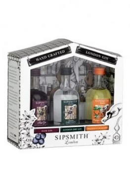 Image of Sipsmith Distillery Gin 3x5cl Gift Set, One Colour, Women