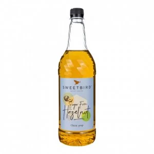 image of Coffee syrup Sweetbird "Hazelnut Sugar-Free", 1 l