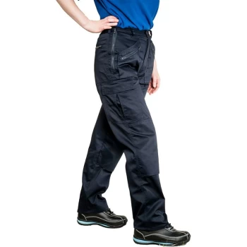 image of Portwest S687NATM - sz M Ladies Action Trousers - Navy