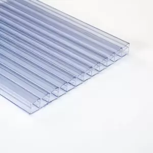 image of Roof Pro Clear Polycarbonate Multiwall Roofing Sheet (L)3M (W)1000mm (T)16mm