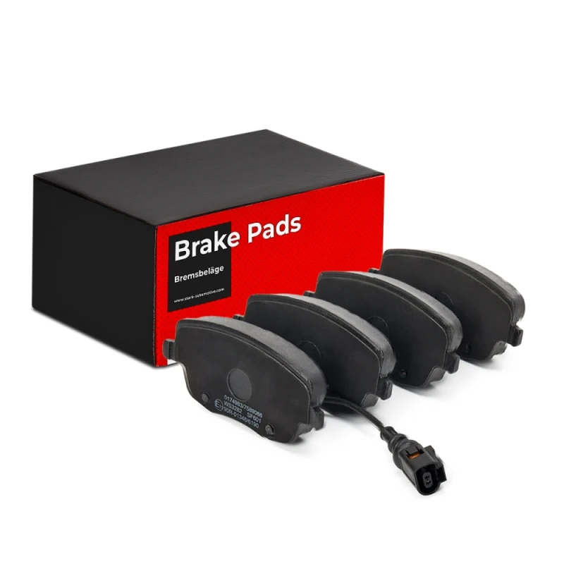 Image of STARK SKBP-0010415 Brake pad set Front Axle, incl. wear warning contact Brake Pad Set,disc brake (402)