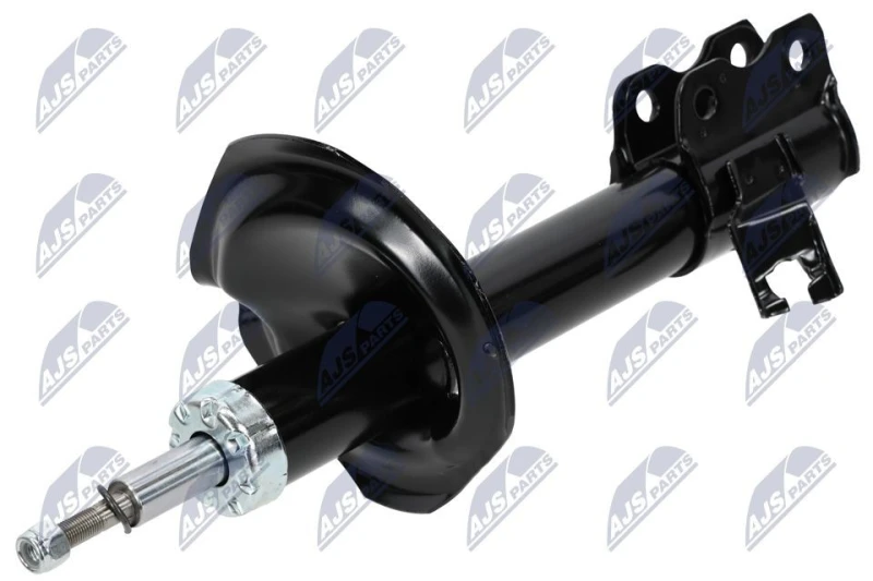 Image of NTY A-NS-011 Shock absorber Front Axle Left, Gas Pressure, Twin-Tube, Suspension Strut, Bottom Clamp Shock Absorber (854)