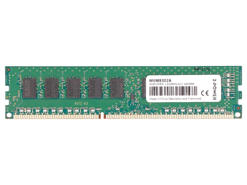 Image of 2-Power 4GB DDR3L 1333MHz ECC + TS UDIMM Memory - replaces 2PDPC31333E