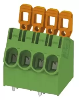 image of Phoenix Contact Pla 5/ 3-7,5-Zf Terminal Block, Wire To Brd, 3Pos, 10Awg