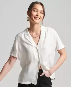 Image of Superdry Short Sleeve Cupro Shirt
