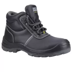 image of Safety Jogger Mens Nappa Leather Safety Boots (10 UK) (Black)