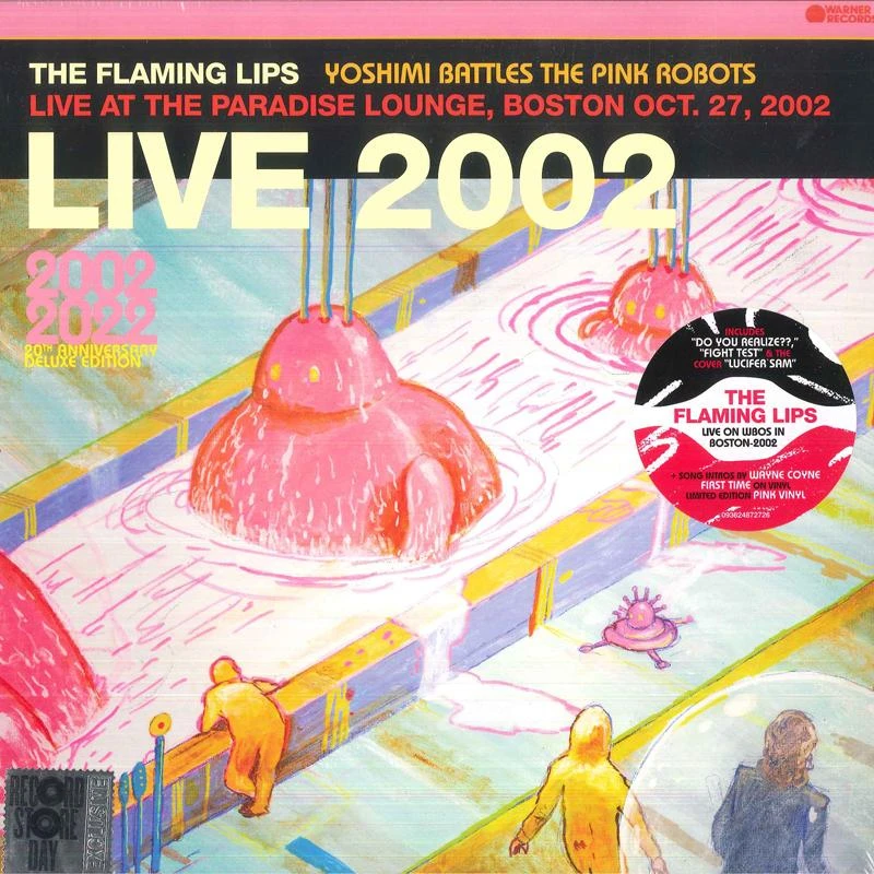 Image of RecordCityJP LP Record FLAMING LIPS Yoshimi Battles The Pink Robots Liv 093624872726PIN WARNER 2023 US Rock