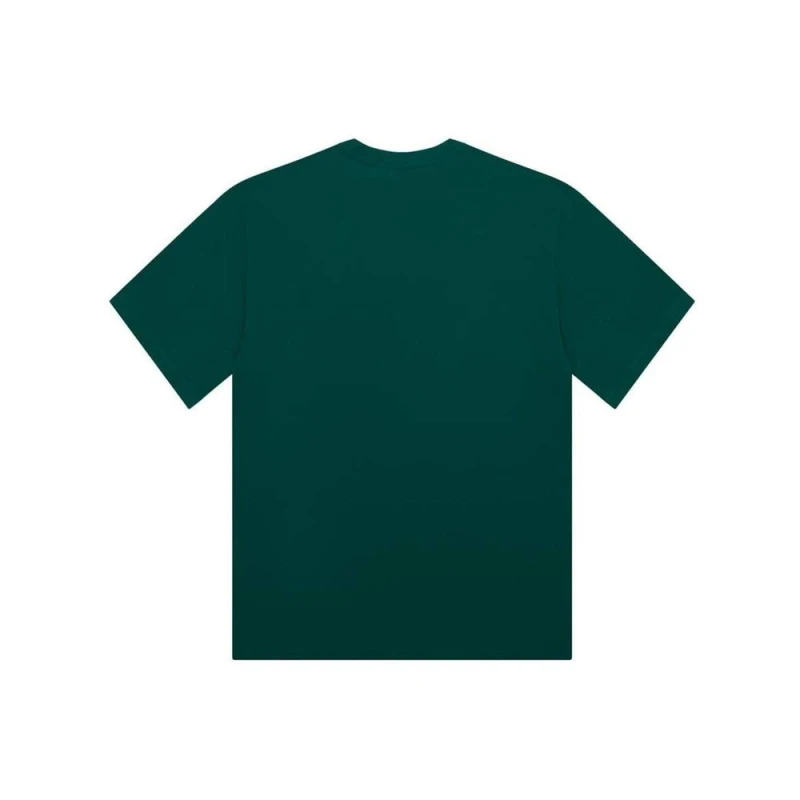 Image of Casual Classics Mens Core 180 Combed Ringspun Cotton Regular T-Shirt in Dark Green Size: Large Dark Green Male L
