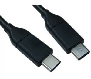 Image of USB Type C male to Type C male Black 1m Cable