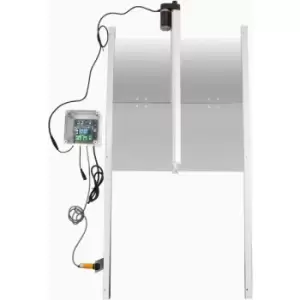 Image of VEVOR Automatic Duck Door Opener Kits with Light Sensor Induction, 20" Automatic Chicken Coop Door Opener with Infrared Sensor, Duck Goose Door