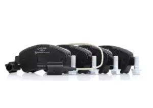 Image of DELPHI Brake pad set FIAT,PEUGEOT,CITROEN LP3153 1612434180,1614412180,77366679 1612434180,1614412180