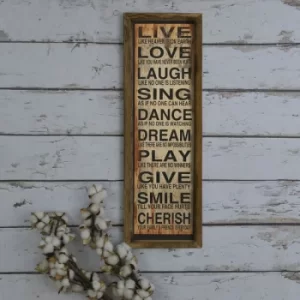 Image of KZM416 Multicolor Decorative Framed MDF Painting
