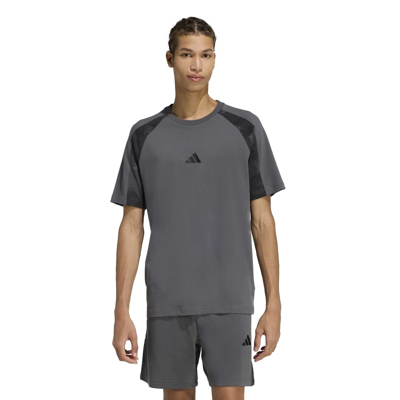 Image of Adidas T-Shirt adidas Camo Gris Male L