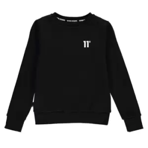 image of 11 Degrees Core Crew Neck Sweatshirt - Black