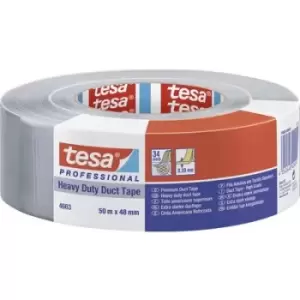 image of tesa STRONG 04663-00007-02 Cloth tape tesa Professional Silver (L x W) 50 m x 48mm