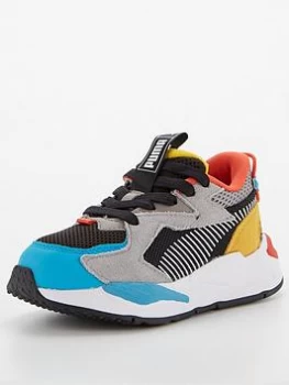 Puma Rs-z Kids Trainer - Blue/Black, Size 13