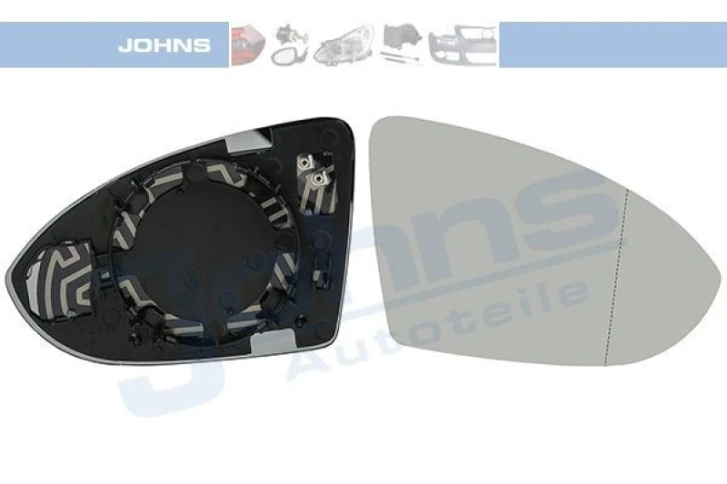 Image of Wing mirror glass JOHNS 95 45 38-82