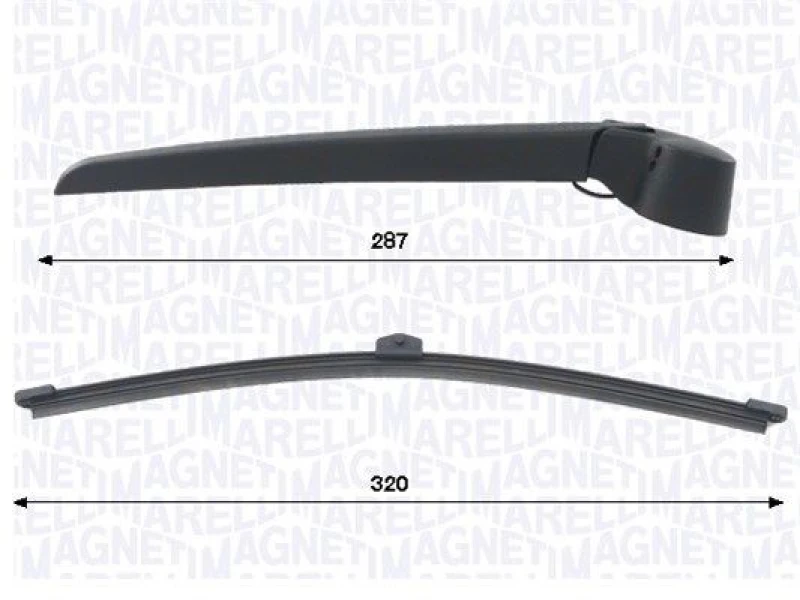 Image of MAGNETI MARELLI Wiper arm set MAGNETI MARELLI 000723180468