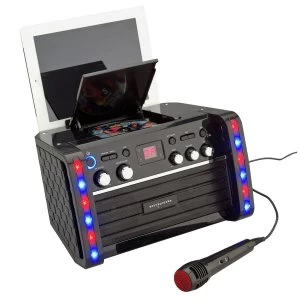 image of Easy Karaoke EKS213-BT Bluetooth Karaoke Machine - Black