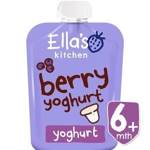 image of Ellas Kitchen Organic Berry Greek Style Yoghurt 6m+ 90g