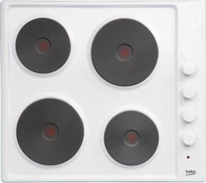 Image of Beko HIZE64101W 4 Zone Solid Plate Hob