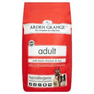 image of Arden Grange Adult Complete Chicken and Rice Dog Food 12kg