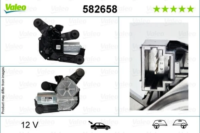 Image of Wiper motor VALEO 582658
