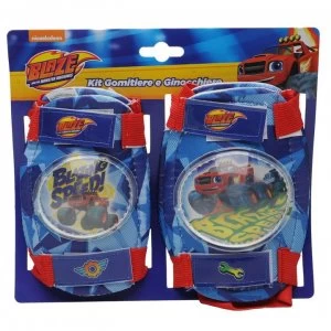 image of Blazer Pro Blaze and The Monster Machines Protective Pads Childrens - Blue