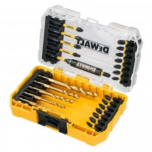 image of DEWALT 25 Piece FlexTorq Drill & Screwdriver Bit Set