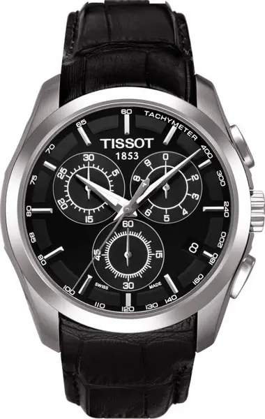 image of Tissot Watch Couturier Mens - Black TS-917